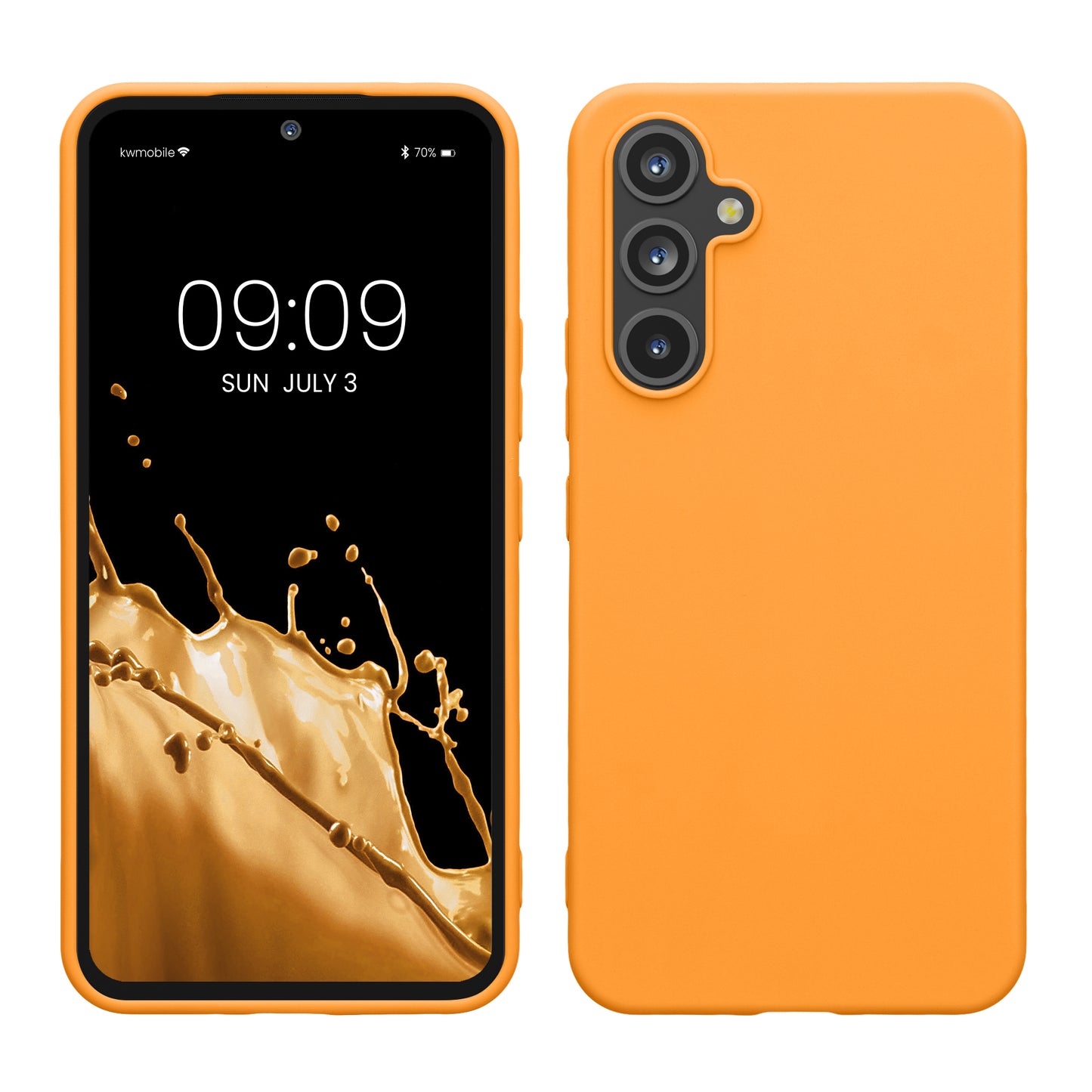 kwmobile Hülle kompatibel mit Samsung Galaxy A54 5G Hülle - Silikon Handyhülle - Schutzhülle stoßabsorbierend flexibel - Case