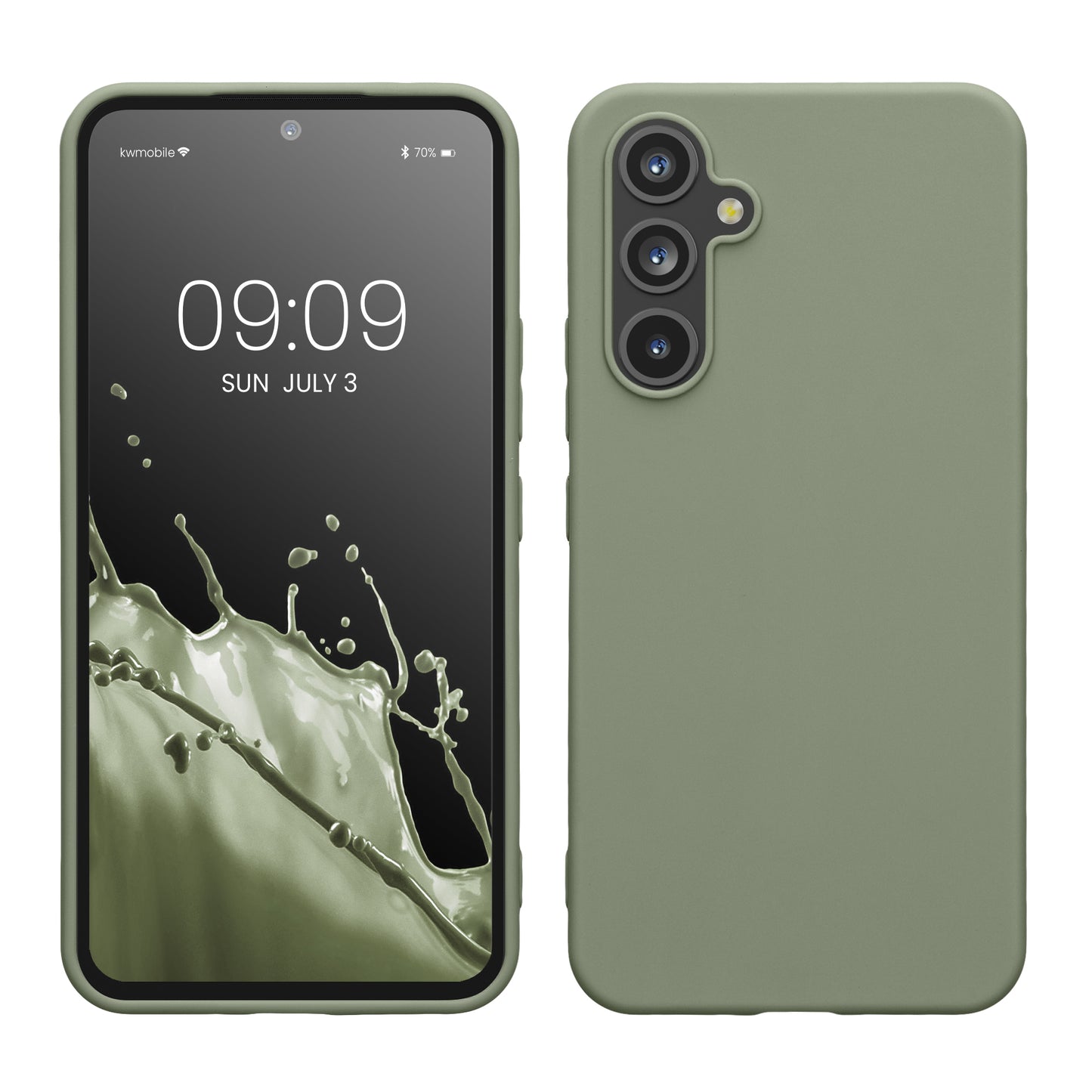 kwmobile Hülle kompatibel mit Samsung Galaxy A54 5G Hülle - Silikon Handyhülle - Schutzhülle stoßabsorbierend flexibel - Case