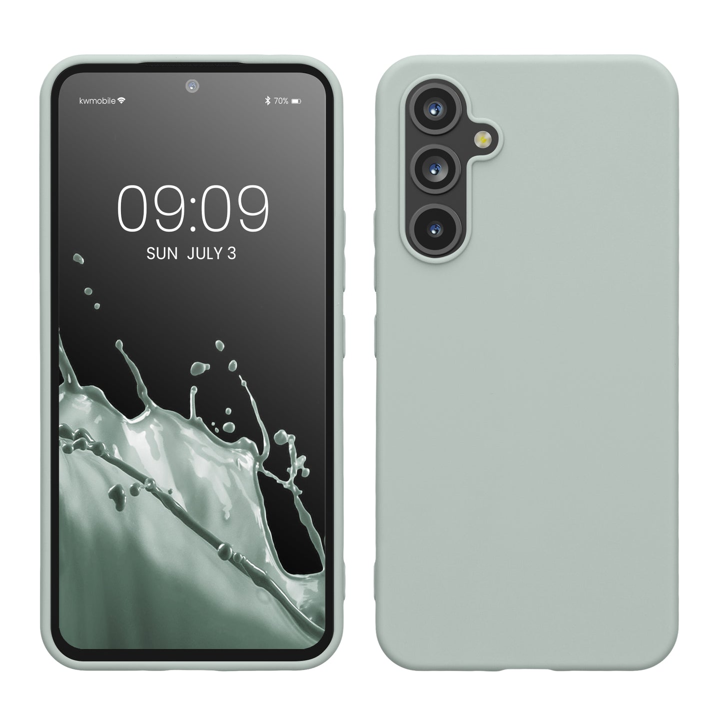 kwmobile Hülle kompatibel mit Samsung Galaxy A54 5G Hülle - Silikon Handyhülle - Schutzhülle stoßabsorbierend flexibel - Case