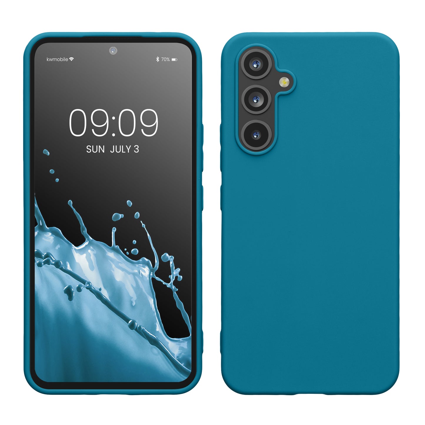 kwmobile Hülle kompatibel mit Samsung Galaxy A54 5G Hülle - Silikon Handyhülle - Schutzhülle stoßabsorbierend flexibel - Case
