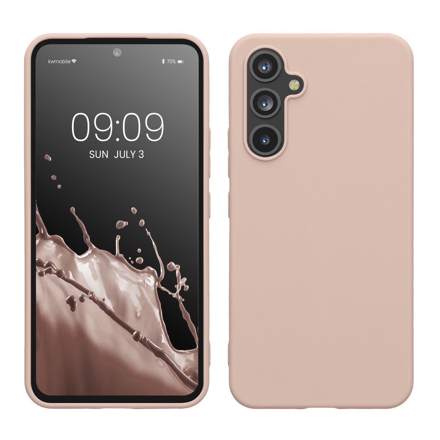 kwmobile Hülle kompatibel mit Samsung Galaxy A54 5G Hülle - Silikon Handyhülle - Schutzhülle stoßabsorbierend flexibel - Case
