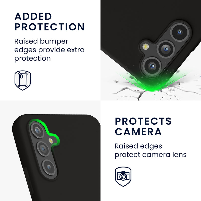 kwmobile Hülle kompatibel mit Samsung Galaxy A54 5G Hülle - Silikon Handyhülle - Schutzhülle stoßabsorbierend flexibel - Case
