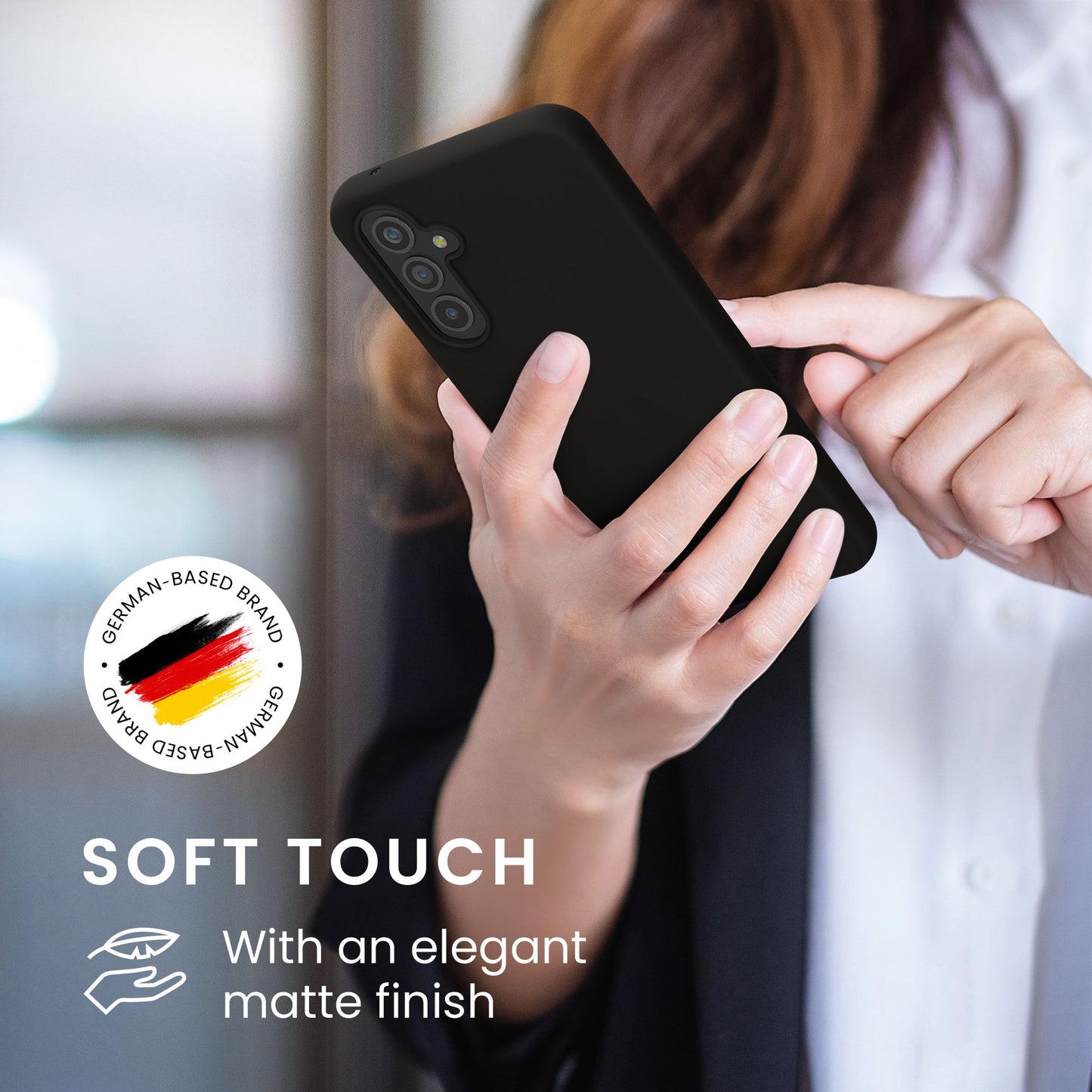 kwmobile Hülle kompatibel mit Samsung Galaxy A54 5G Hülle - Silikon Handyhülle - Schutzhülle stoßabsorbierend flexibel - Case