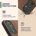 kwmobile Hülle kompatibel mit Samsung Galaxy A54 5G Handy Cover TPU Handyhülle Kompass Vintage