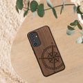 kwmobile Hülle kompatibel mit Samsung Galaxy A54 5G Handy Cover TPU Handyhülle Kompass Vintage