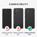 kwmobile Hülle kompatibel mit Samsung Galaxy A34 5G - Handyhülle - Handy Case