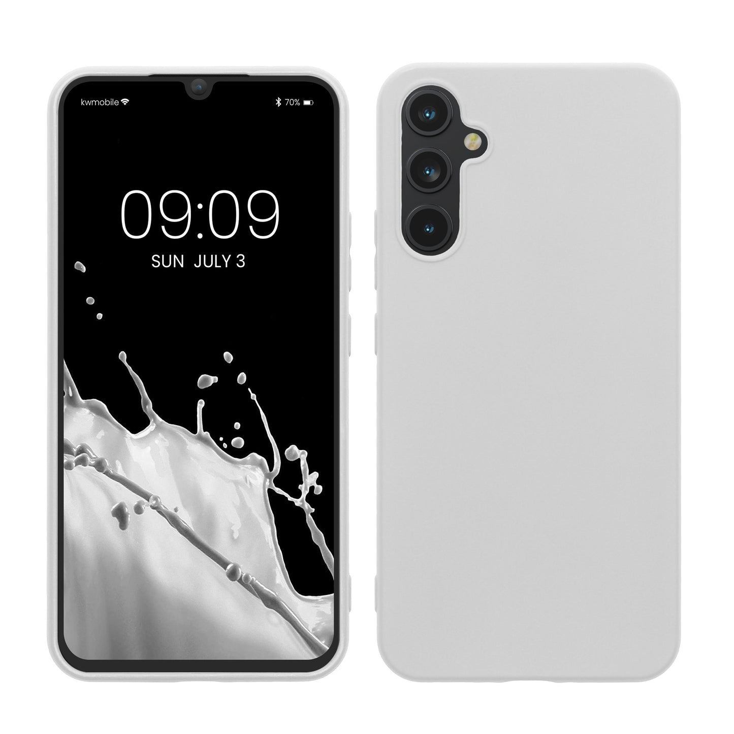 kwmobile Handyhülle für Samsung Galaxy A34 5G - Kabelloses Laden - Schutzhülle Cover
