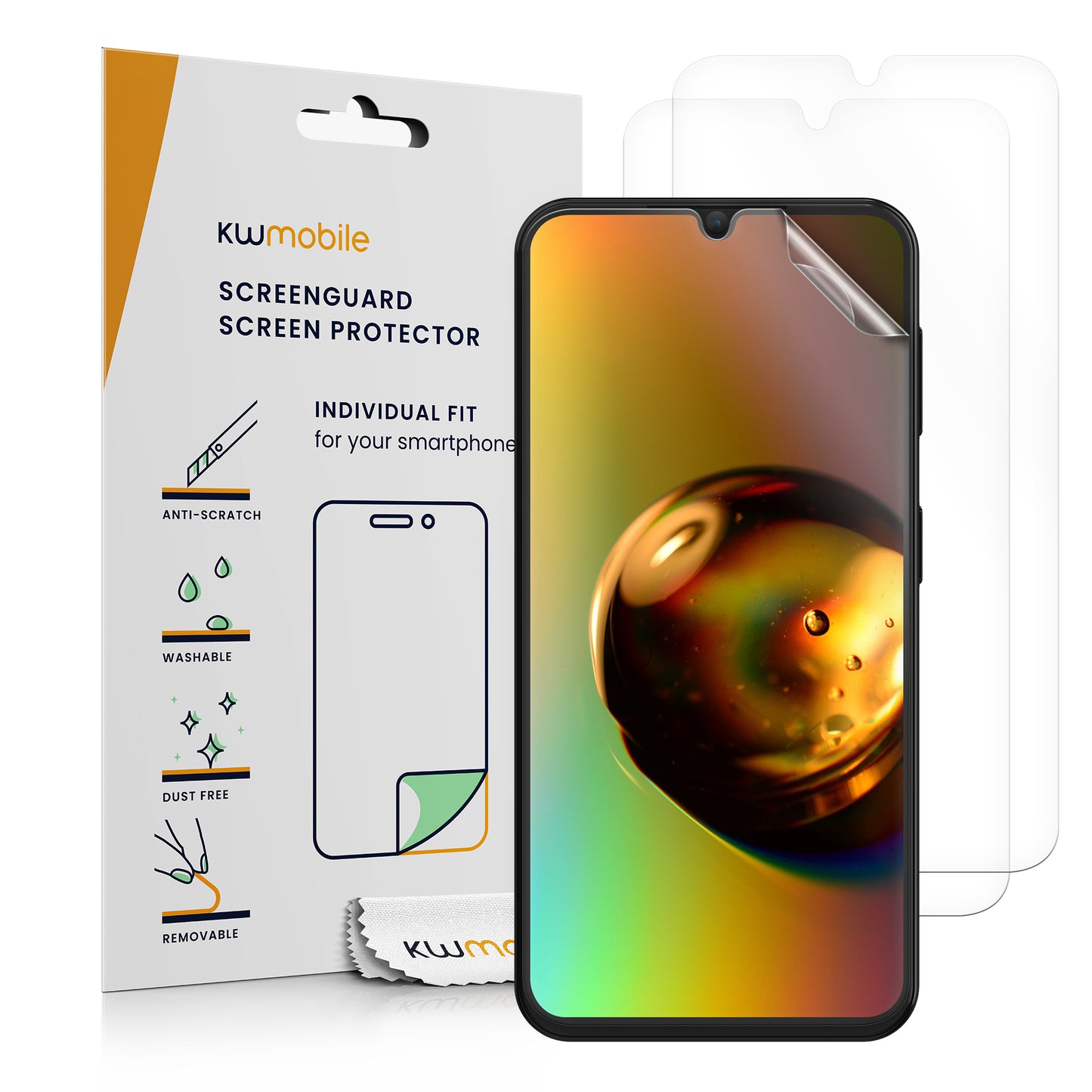 3x Folie kristallklar für Samsung Galaxy A34 5G