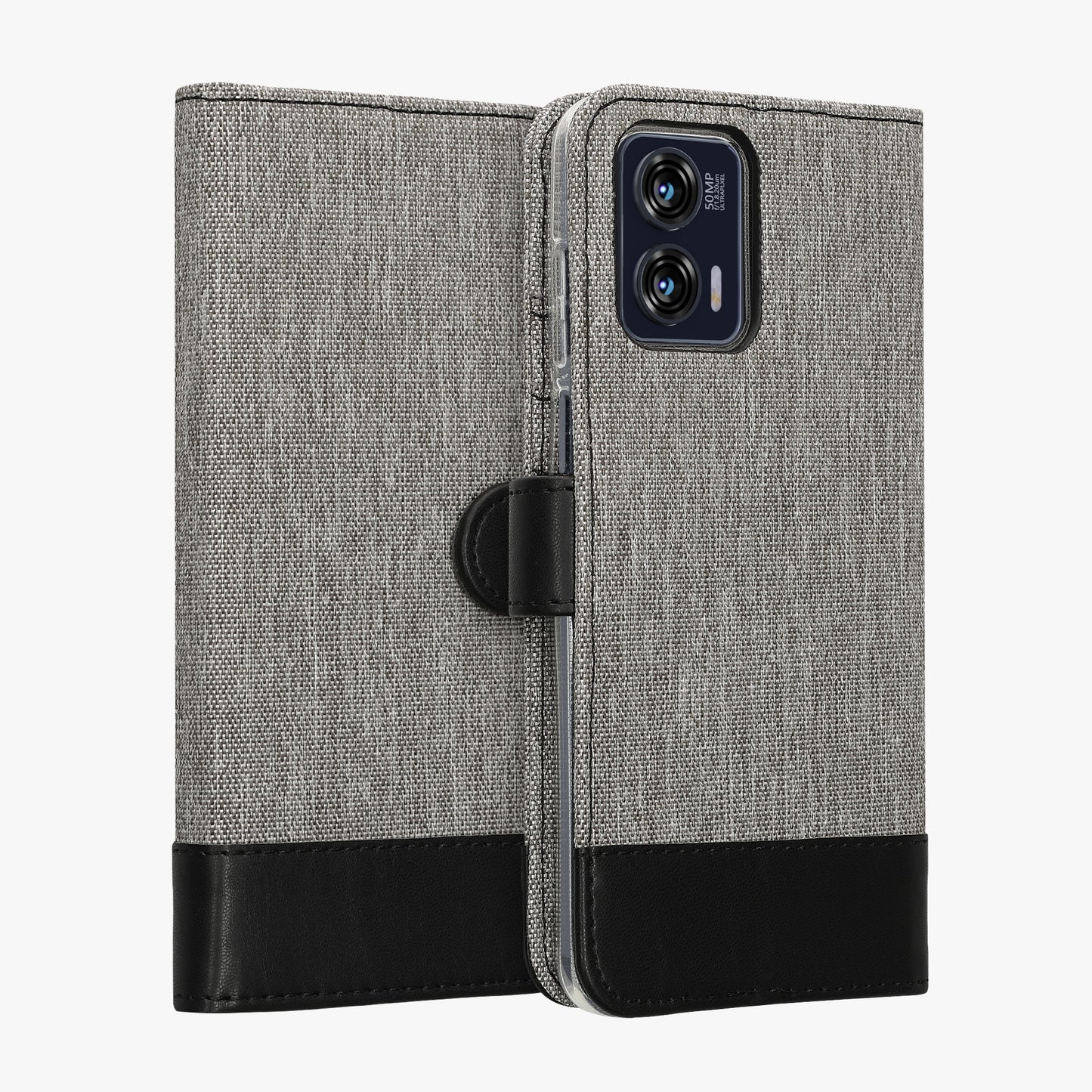 Kunstleder Hülle kompatibel mit Motorola Moto G73 5G