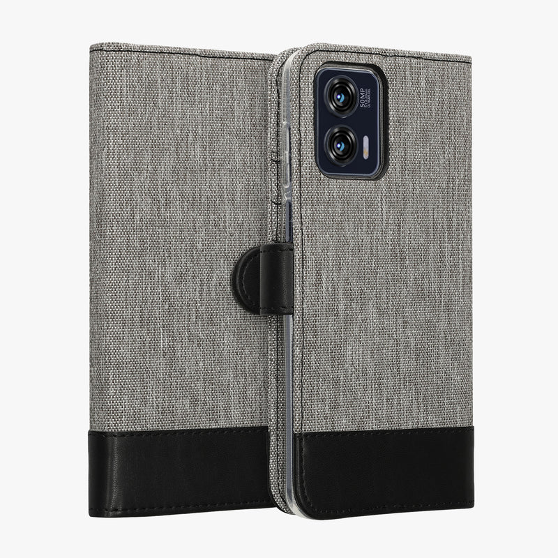 Kunstleder Hülle kompatibel mit Motorola Moto G73 5G