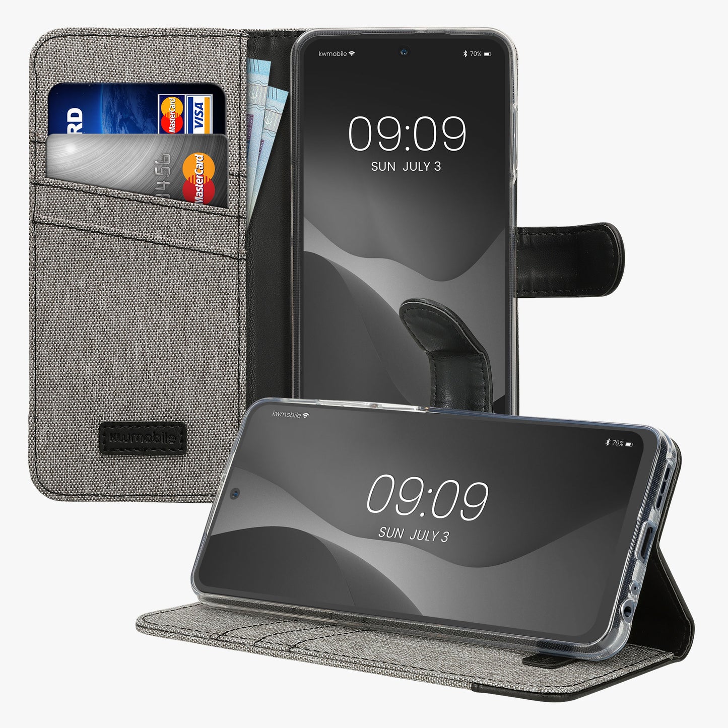 Kunstleder Hülle kompatibel mit Motorola Moto G73 5G