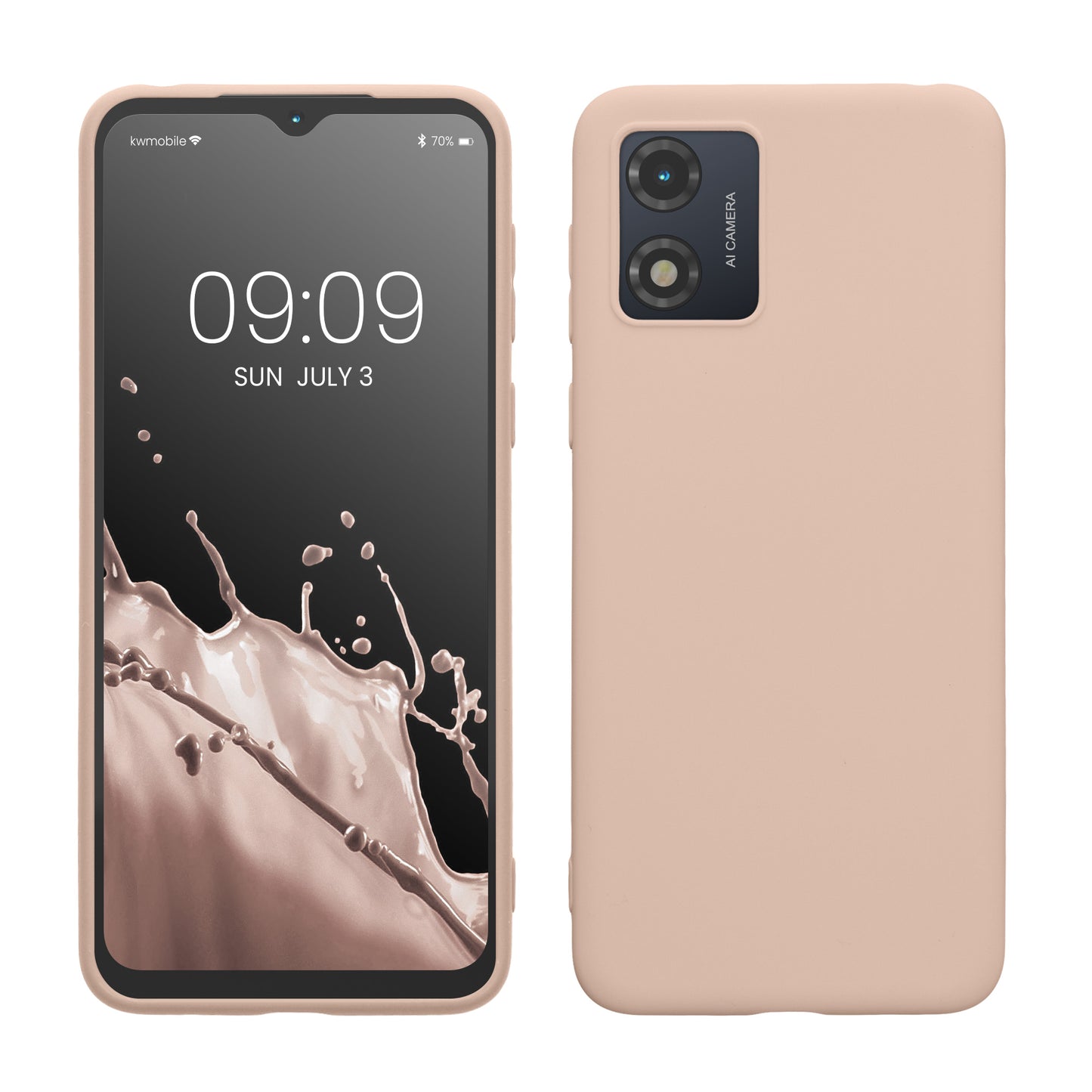 kwmobile Handyhülle für Motorola Moto E13 Hülle - Schutzhülle Cover