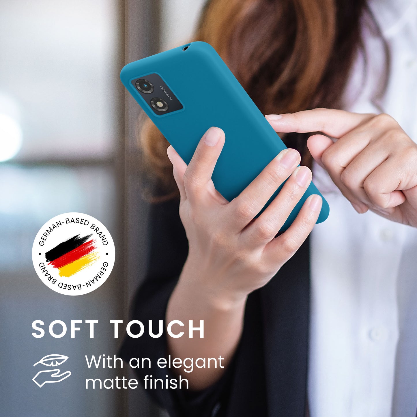 kwmobile Handyhülle für Motorola Moto E13 Hülle - Schutzhülle Cover