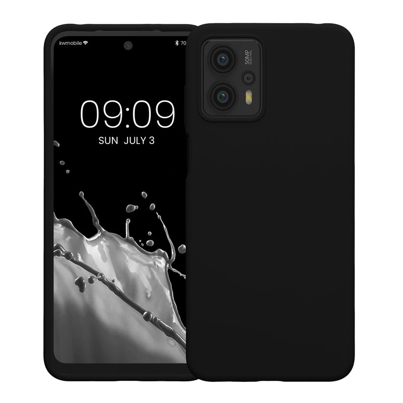 kwmobile Handyhülle für Motorola Moto G23 / Moto G13 Hülle - Case - Kabelloses Laden - Schutzhülle Cover