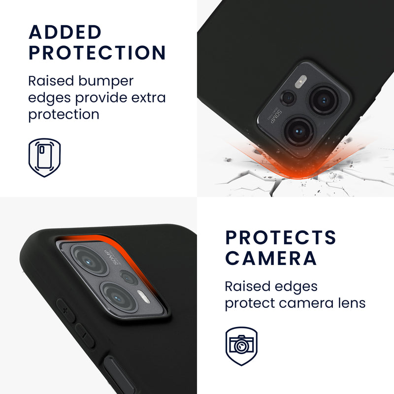 kwmobile Handyhülle für Motorola Moto G23 / Moto G13 Hülle Kabelloses Laden Schutzhülle Cover