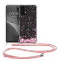kwmobile Necklace Case kompatibel mit Motorola Moto G23 / Moto G13 Hülle Silikon Cover mit Handykette