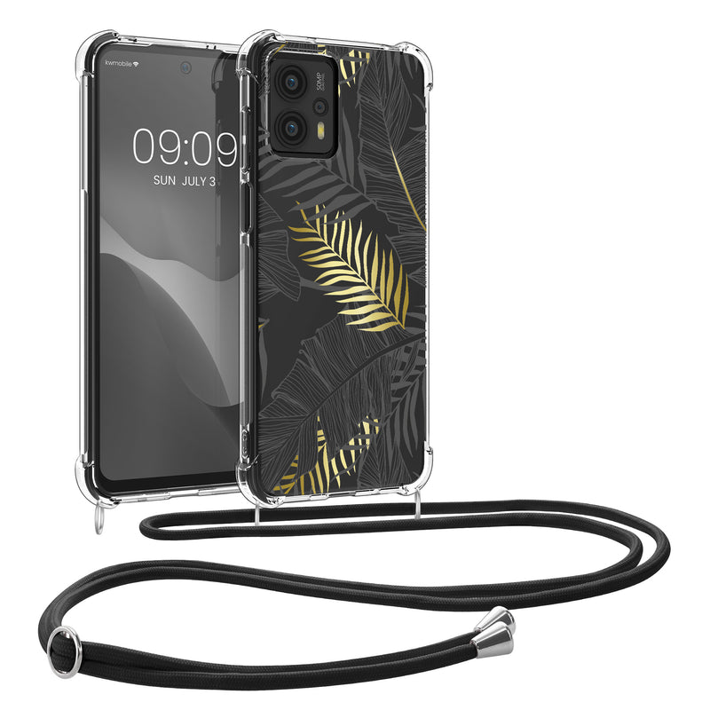 kwmobile Necklace Case kompatibel mit Motorola Moto G23 / Moto G13 Hülle Silikon Cover mit Handykette