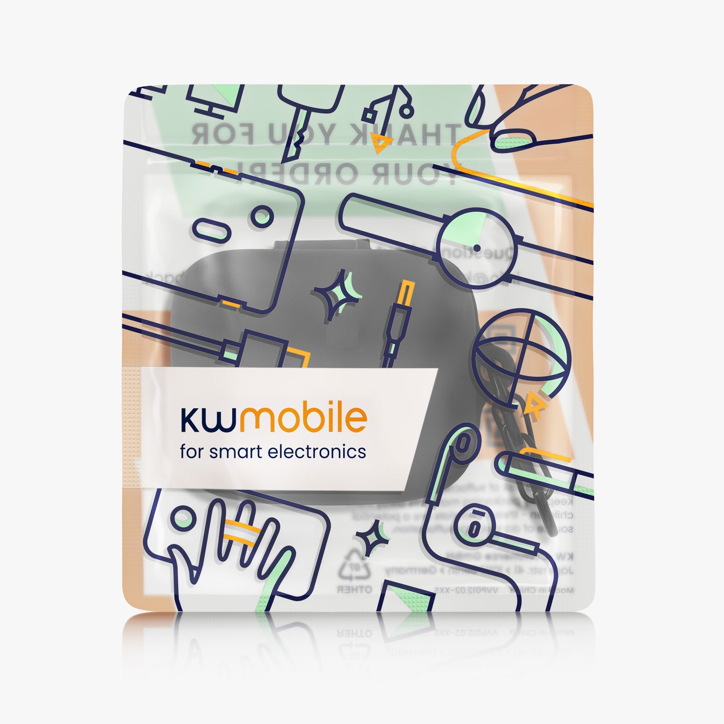 kwmobile Hülle kompatibel mit OnePlus Buds Pro 2 Kopfhörer Case TPU Cover Schutzhülle