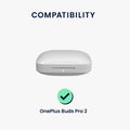 kwmobile Hülle kompatibel mit OnePlus Buds Pro 2 Kopfhörer Case TPU Cover Schutzhülle