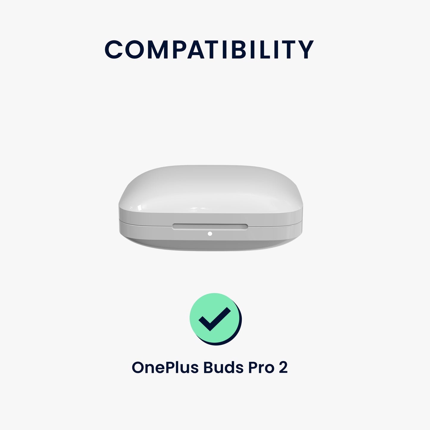 kwmobile Hülle kompatibel mit OnePlus Buds Pro 2 Kopfhörer Case TPU Cover Schutzhülle