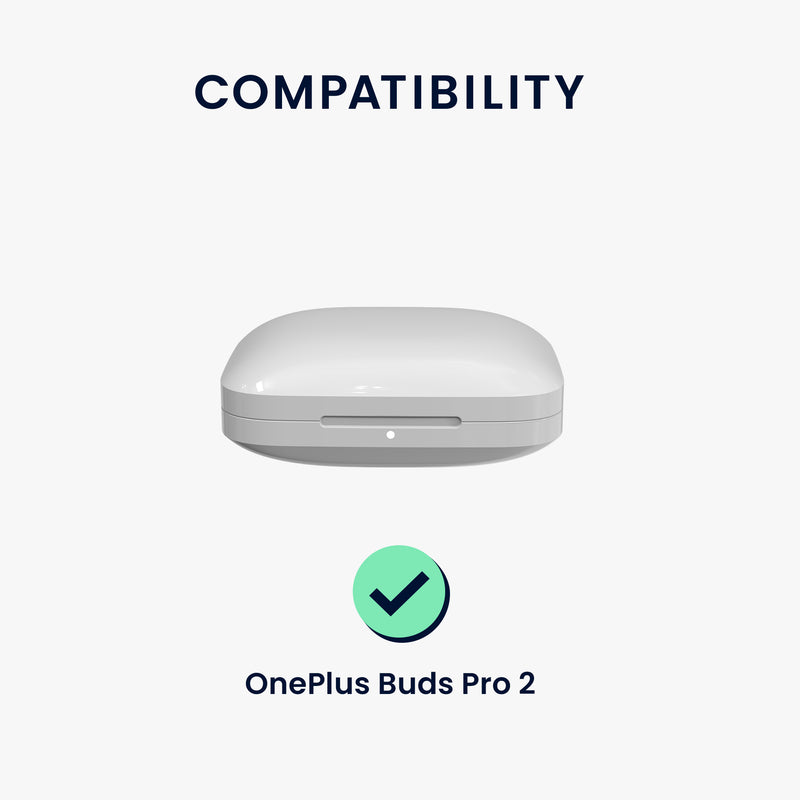 kwmobile Hülle kompatibel mit OnePlus Buds Pro 2 Kopfhörer Case TPU Cover Schutzhülle