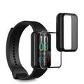 kwmobile Glas Hülle für Huami Amazfit Band 7 Schutzhülle Fullbody Fitnesstracker Case Set