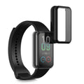 kwmobile Glas Hülle für Huami Amazfit Band 7 Schutzhülle Fullbody Fitnesstracker Case Set