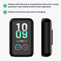 kwmobile Glas Hülle für Huami Amazfit Band 7 Schutzhülle Fullbody Fitnesstracker Case Set