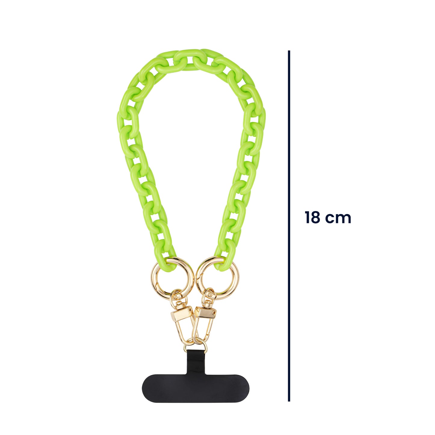 kwmobile Universelle Handykette - Handyband zum Umhängen mit Universalhalterung - 35 x 1,4 cm
