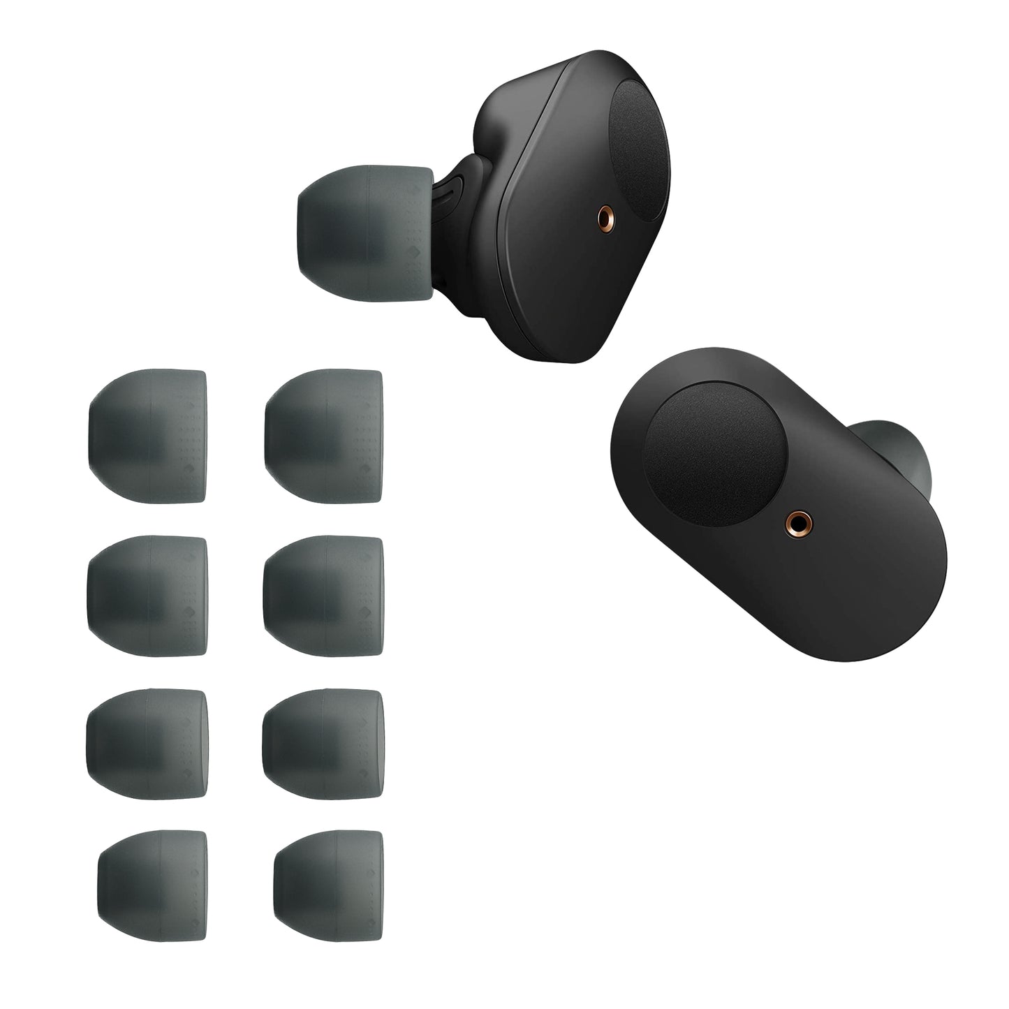 kwmobile Ersatzpolster kompatibel mit Sony WF-1000XM3 / WF-SP900 / WF-SP510 In-Ear Kopfhörer Polster
