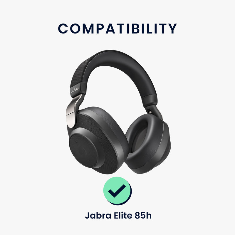 kwmobile Ohr Polster für Jabra Elite 85h Ohrpolster Ersatz Ohrpolster Kopfhörer Ersatzteile Kopfhörer Ersatzpolster für Over Ear Headphones