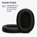 kwmobile Ohr Polster für Jabra Elite 85h Ohrpolster Ersatz Ohrpolster Kopfhörer Ersatzteile Kopfhörer Ersatzpolster für Over Ear Headphones