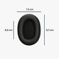 kwmobile Ohr Polster für Jabra Elite 85h Ohrpolster Ersatz Ohrpolster Kopfhörer Ersatzteile Kopfhörer Ersatzpolster für Over Ear Headphones