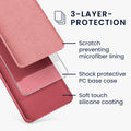 kwmobile Handyhülle für Xiaomi Redmi Note 12 5G / POCO X5 5G Hülle - Case Silikon - Kabelloses Laden - Schutzhülle Cover
