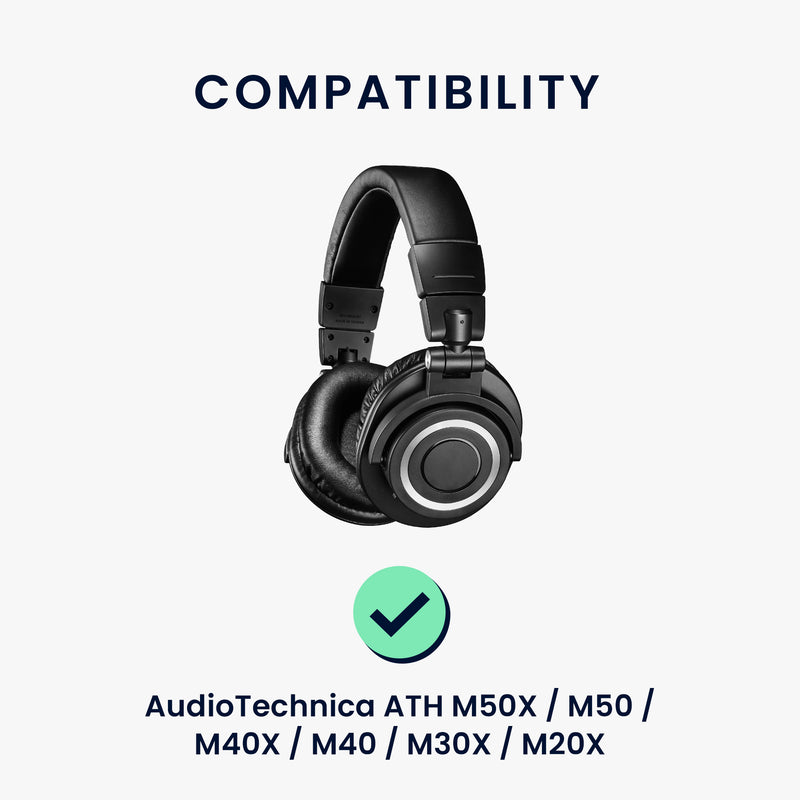 kwmobile Kopfband Abdeckung kompatibel mit AudioTechnica ATH M50X / M50 / M40X / M40 / M30X / M20X Case - Stirnband Polster - Kopfhörer Schutz