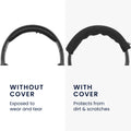 kwmobile Kopfband Abdeckung kompatibel mit AudioTechnica ATH M50X / M50 / M40X / M40 / M30X / M20X Case - Stirnband Polster - Kopfhörer Schutz