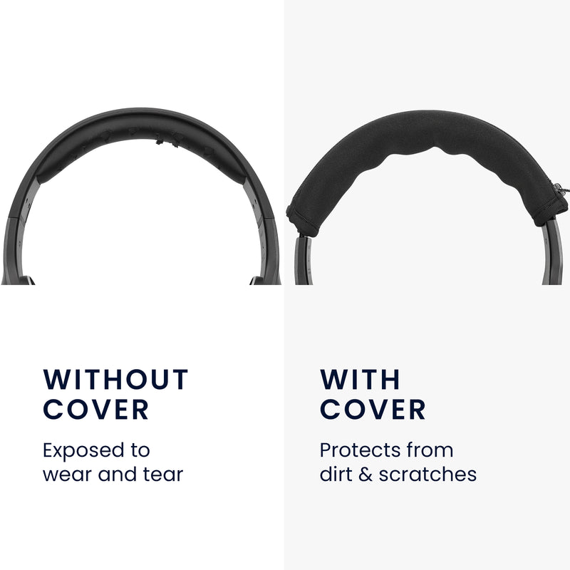 kwmobile Kopfband Abdeckung kompatibel mit AudioTechnica ATH M50X / M50 / M40X / M40 / M30X / M20X Case - Stirnband Polster - Kopfhörer Schutz