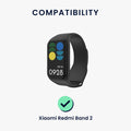 kwmobile USB Ladegerät kompatibel mit Xiaomi Redmi Band 2 USB Kabel Charger Stand Smart Watch Ladestation Docking Station Ladekabel mit Standfunktion