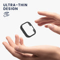 kwmobile Glas Hülle für Xiaomi Redmi Mi Watch Lite 3 / Redmi Watch 3 Schutzhülle Fullbody Fitnesstracker Case Set
