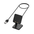 kwmobile USB Ladegerät kompatibel mit Haylou RT2 LS10 / Solar LS05 / RT LS05S USB Kabel Charger Stand Smart Watch Ladestation Docking Station Ladekabel mit Standfunktion