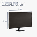 kwmobile Schutzhülle kompatibel mit Samsung Smart Monitor 32" (M8 / M7 / M5) - Hülle PC Bildschirm - Computer Cover Case