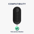 Silikon Hülle kompatibel mit Fiat Lancia Autoschlüssel