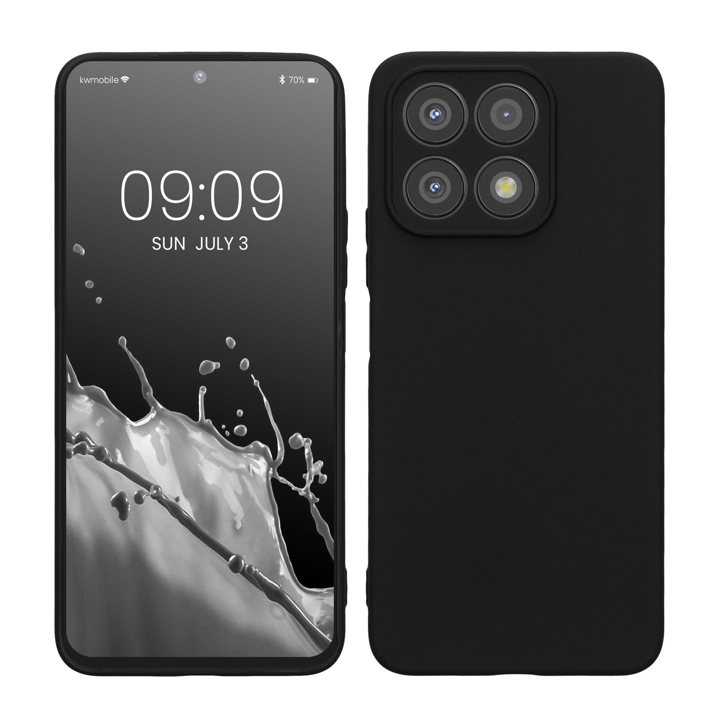 kwmobile Handyhülle für HONOR X8a Hülle weiches Handy Silikon Case Schutzhülle Cover