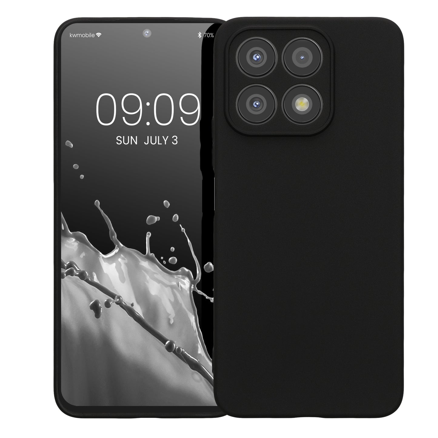 kwmobile Handyhülle für HONOR X8a Hülle weiches Handy Silikon Case Schutzhülle Cover