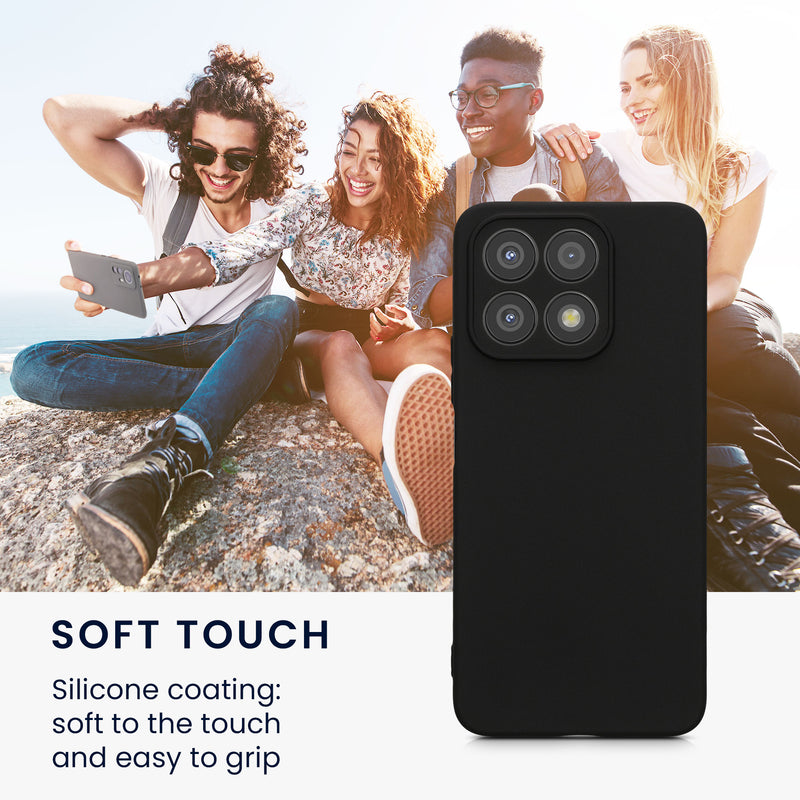 kwmobile Handyhülle für HONOR X8a Hülle weiches Handy Silikon Case Schutzhülle Cover