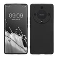 kwmobile Handyhülle kompatibel mit HONOR Magic5 Lite 5G Hülle - Handy Case aus weichem Silikon in Schwarz matt Schwarz matt  