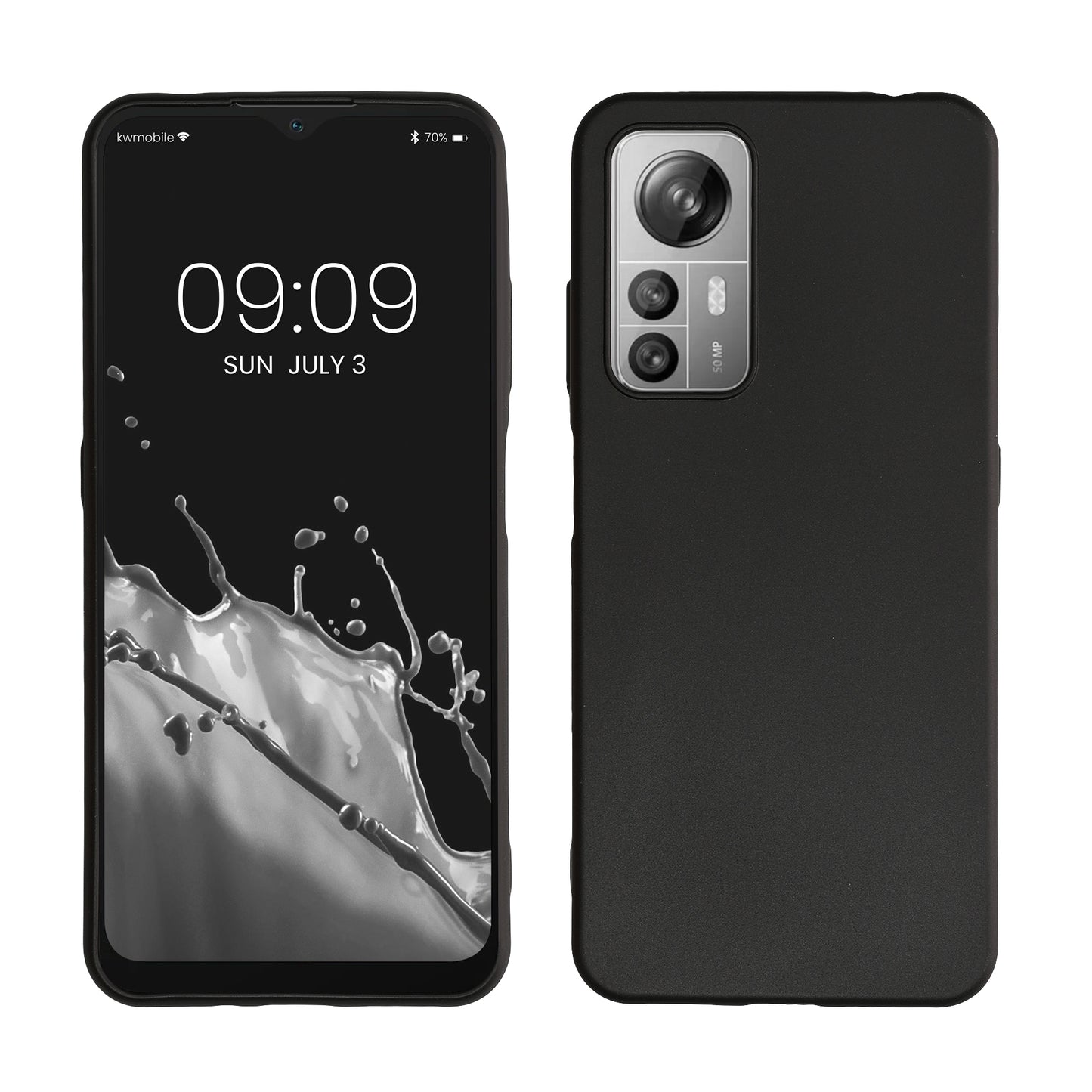 TPU Hülle für Blackview A85 in Schwarz matt