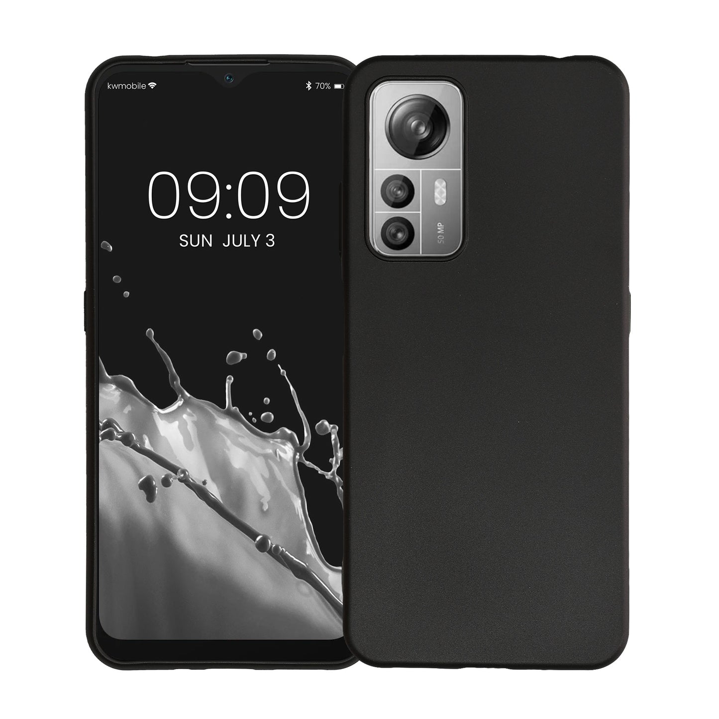 TPU Hülle für Blackview A85 in Schwarz matt