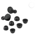 kwmobile 6x Ersatz In Ear Kopfhörer kompatibel mit Jabra Elite 75t /65t / Active - 3 Größen - Polster Ohrstöpsel In-Ear Ohrhörer - Grau Grau  