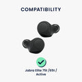 kwmobile 6x Ersatz In Ear Kopfhörer kompatibel mit Jabra Elite 75t /65t / Active - 3 Größen - Polster Ohrstöpsel In-Ear Ohrhörer